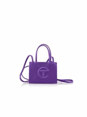 Telfar Small Shopping Bag in Grape Purple